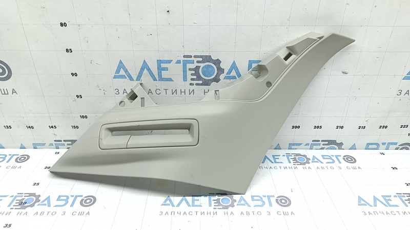 Left rear lower rear pillar trim Volvo XC90 16-26 under the belt, gray, 2 parts, scratches