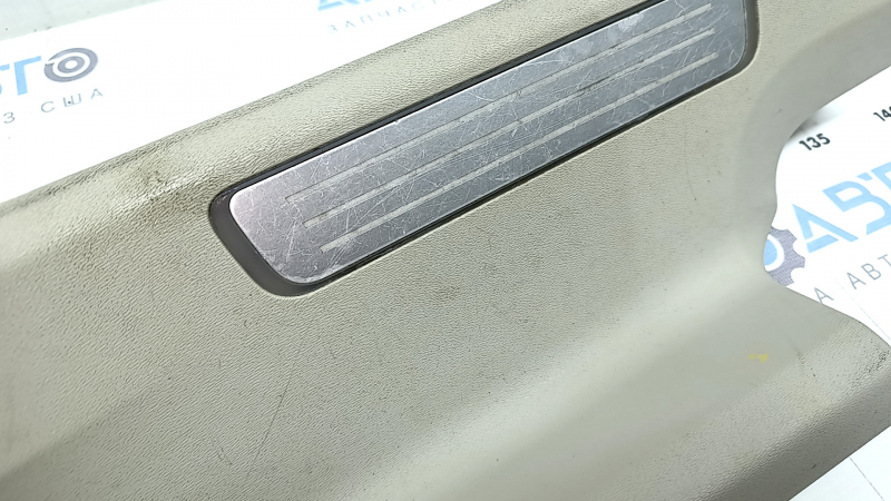 Rear left inner door sill trim for Volvo XC90 16-25 with backlight, grey, scratches, dry cleanable