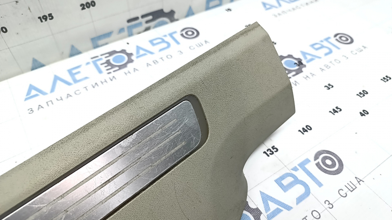 Rear left inner door sill trim for Volvo XC90 16-25 with backlight, grey, scratches, dry cleanable