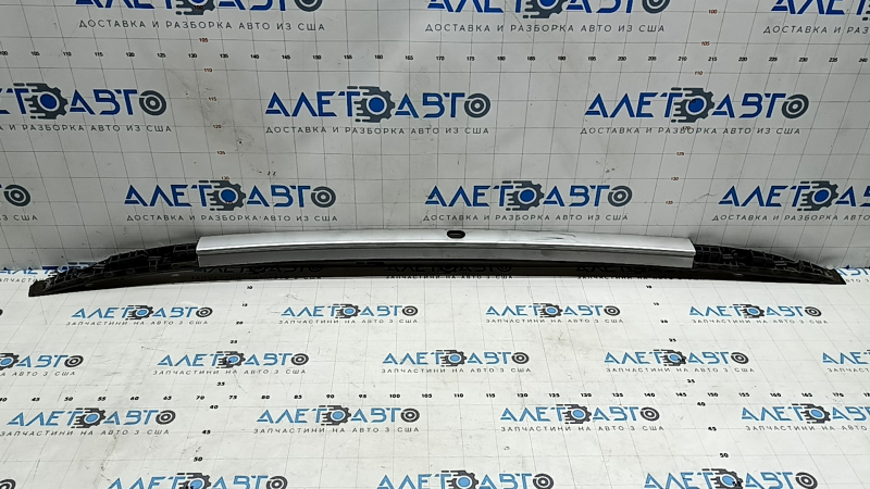 Left longitudinal roof rail Kia Niro 17-22 gray, chrome peeling, scratches