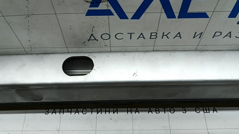 Right longitudinal roof rail Kia Niro 17-22 gray, chrome peeling, scratches