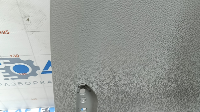 Rear driver's seat cover for Kia Niro 17-22 HEV, PHEV, light gray, without mesh, scratches