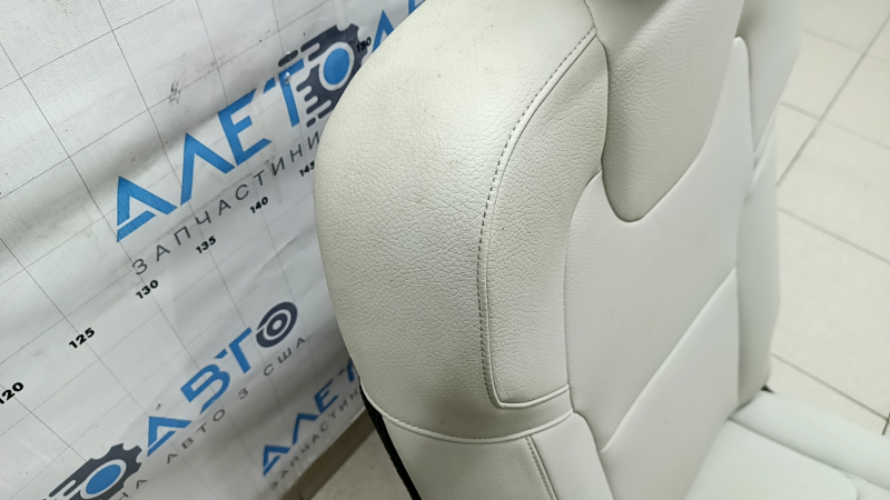 Rear row of seats, left, 3rd row, Volvo XC90 16-25, gray leather, dry-cleanable