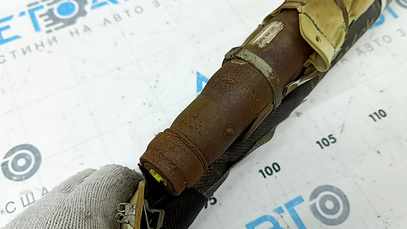 Airbag side curtain airbag left BMW X5 G05 19-26 rusty squib, covered in soot
