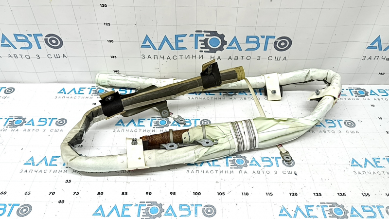 Right side curtain airbag BMW X5 G05 19-26 rusty squib, covered in soot