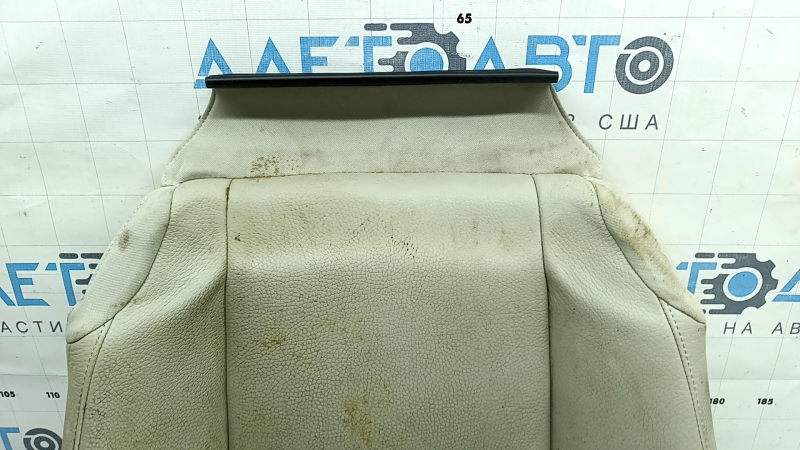 Volvo XC90 16-17 passenger seat cushion upholstery, grey leather, heated, dry cleanable