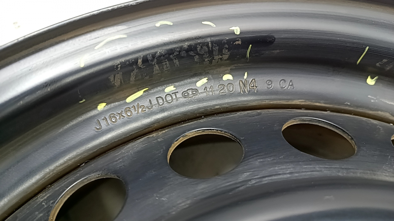 Iron disk R16x6.5J 5*114.3 Toyota Camry v70 18-24 scratches