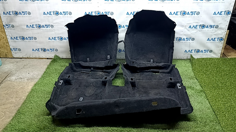 Floor covering for Kia Niro 17-22 HEV, PHEV, black, without platform, for dry cleaning
