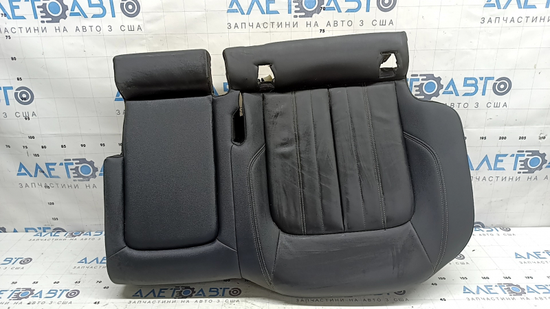 Rear seat cushion upholstery, 2nd row, left, Audi Q5 80A 21-25, black leather