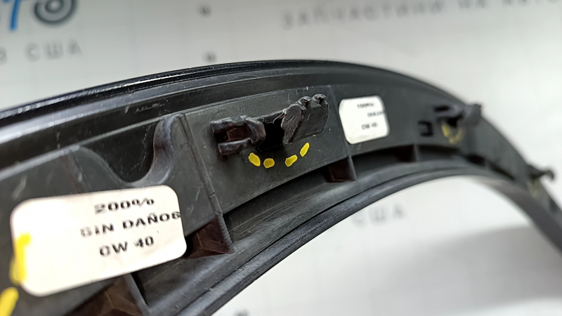 Front left fender arch trim for Audi Q5 80A 21-25 black, broken fasteners, broken fastener
