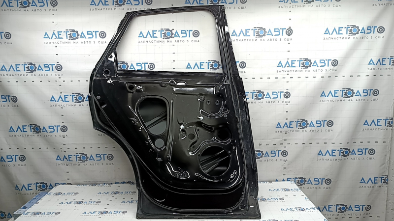Bare rear left door Audi Q5 80A 19-25 black LY9B, with limiter and limiter boot, painted 0.25, butt, limiter insert scrolls