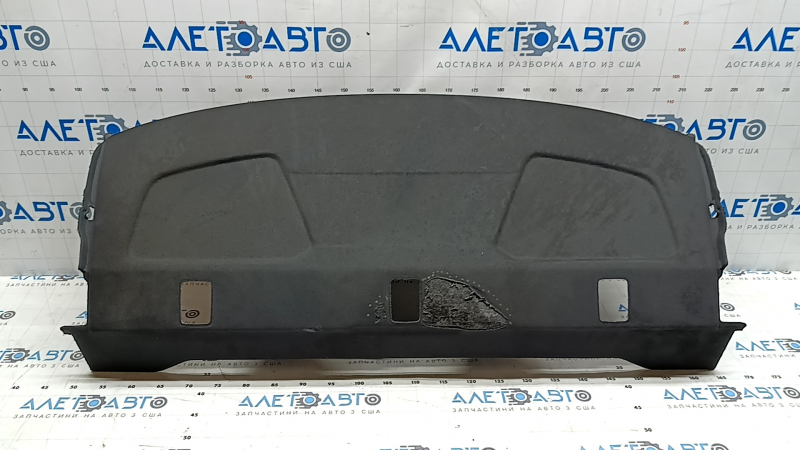 The rear shelf of the Audi A3 22-26 is black and melted