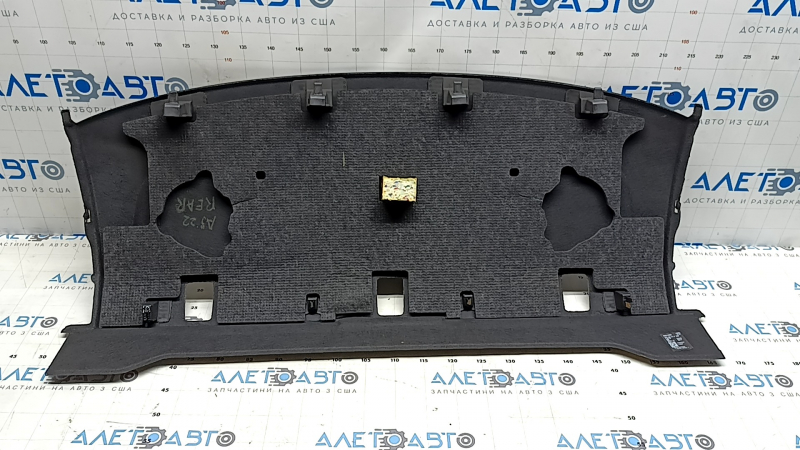 The rear shelf of the Audi A3 22-26 is black and melted