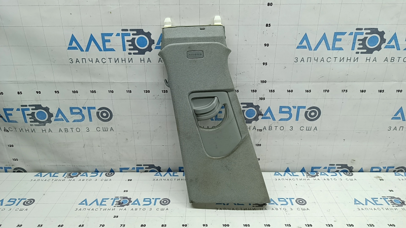 Upper center pillar trim, left belt, Audi Q5 80A 18-25, gray, dry cleanable, fabric tear
