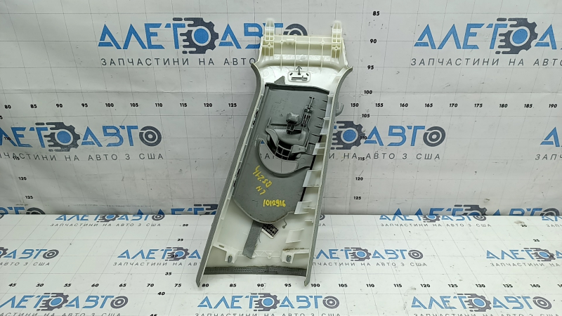 Upper center pillar trim, left belt, Audi Q5 80A 18-25, gray, dry cleanable, fabric tear
