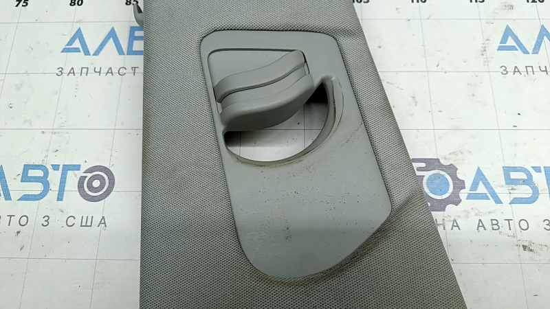 Upper center pillar trim, left belt, Audi Q5 80A 18-25, gray, dry cleanable, fabric tear