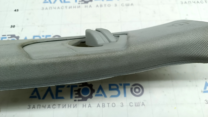 Upper center pillar trim, left belt, Audi Q5 80A 18-25, gray, dry cleanable, fabric tear