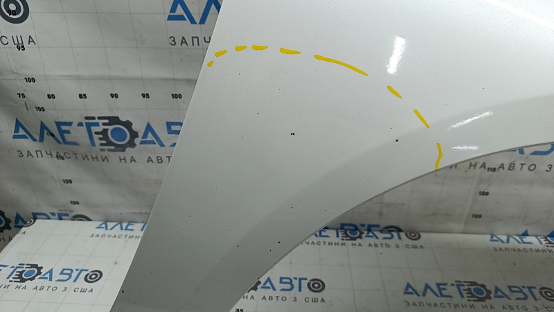 Front right fender Honda Accord 18-22 white NH-883P, dented, chips