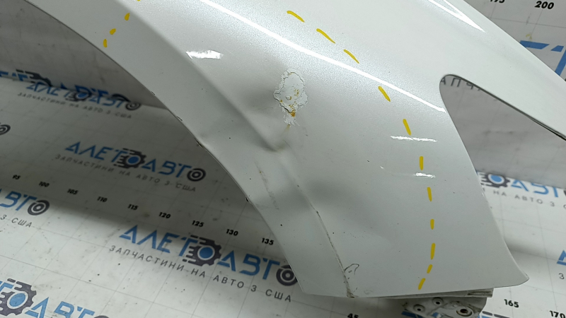 Front right fender Honda Accord 18-22 white NH-883P, dented, chips