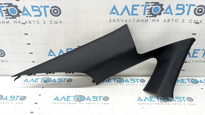 Rear window trim left Honda Accord 23-26 upper part, black, scratches