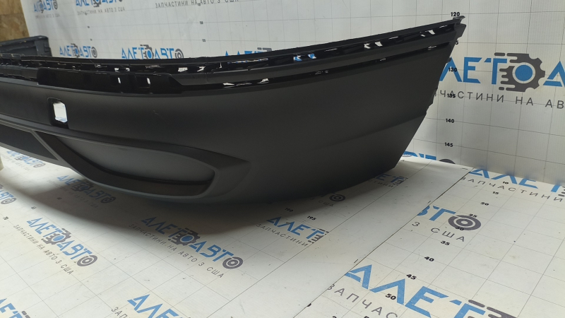Bare rear bumper, lower part of VW Tiguan 22-24, structure without parking sensors, abrasive