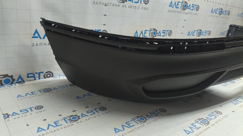 Bare rear bumper, lower part of VW Tiguan 22-24, structure without parking sensors, abrasive