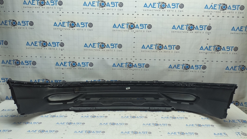 Bare rear bumper, lower part of VW Tiguan 22-24, structure without parking sensors, abrasive