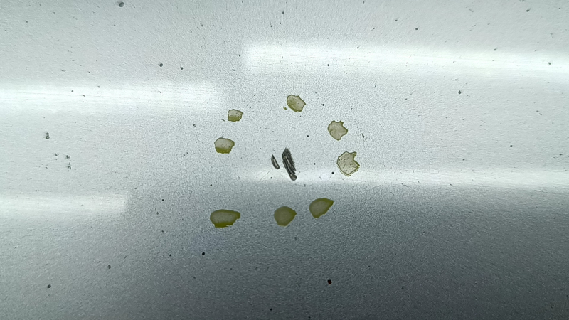 Bare hood Volvo XC60 18-26 aluminum, silver 711, sand, chips, scratches, in glue