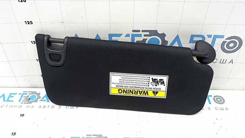Left visor Honda Accord 23-26 black, without hook, with backlight, broken connector