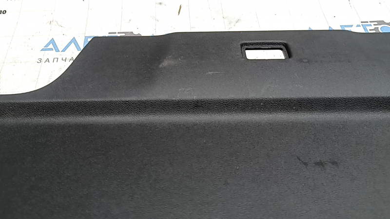 Lower tailgate trim for Volvo XC60 18-26, black, with trim, scratches