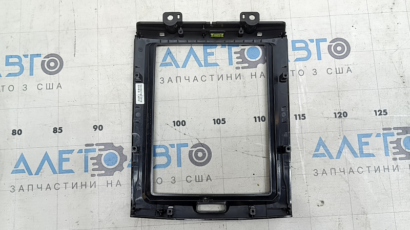 Front panel trim, monitor frame, Volvo XC60 18-26, black gloss, scratches