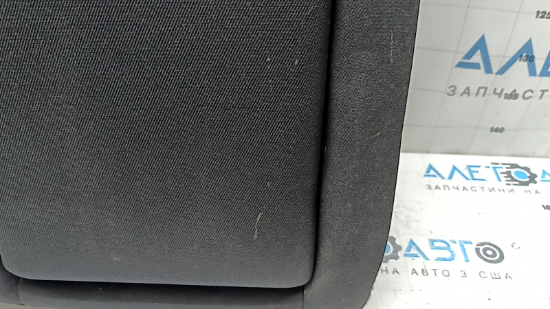 Right rear seat backrest Honda Accord 23-26, black fabric, with white stitching, with armrest, dry-cleanable, dented