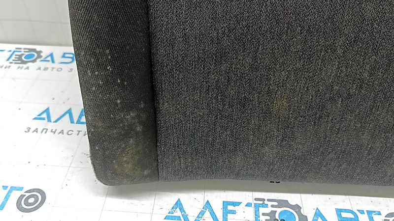 Right rear seat backrest Honda Accord 23-26, black fabric, with white stitching, with armrest, dry-cleanable, dented