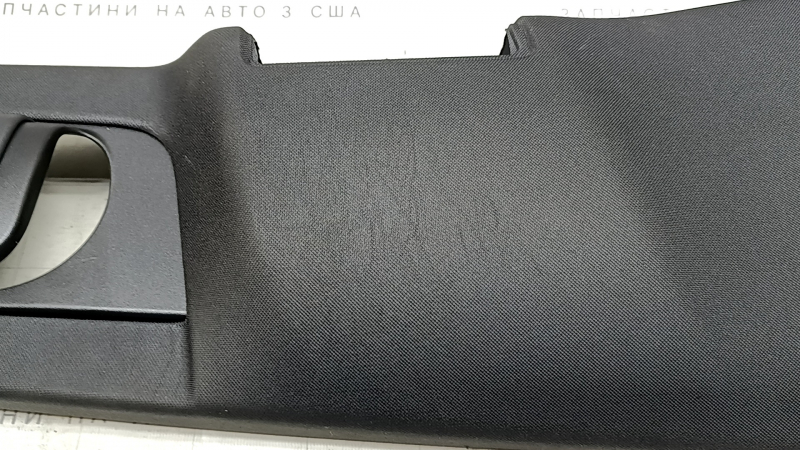 Center pillar trim, upper belt, right, Volvo XC60 18-26, black, worn