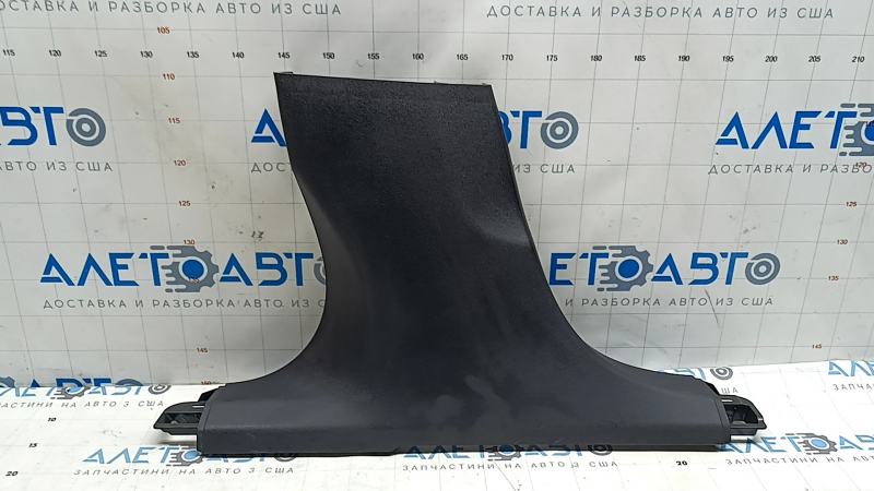 Lower left center pillar trim Volvo XC60 18-26 black, broken mount, scratches