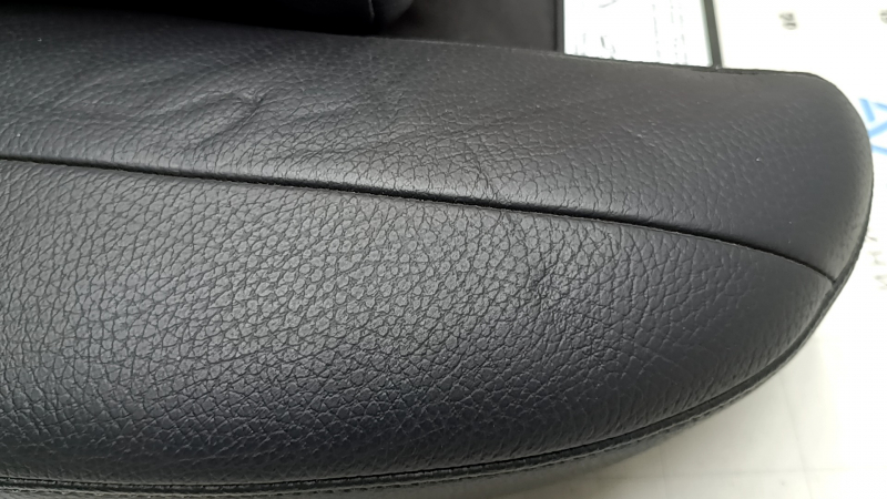 Rear seat cushion 2nd row Volvo XC60 18-26 black leather, with child seat, dent, rusty frame