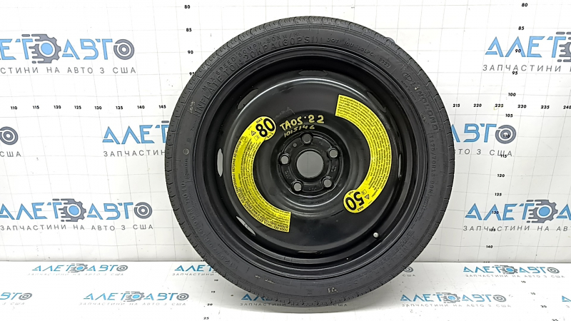 Spare tire for space saver VW Taos 22-25 125/70 R18