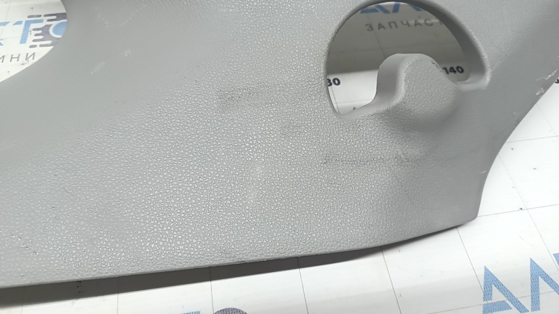 Left rear pillar trim for Toyota Highlander 20-26, gray, scratched, plastic turned white