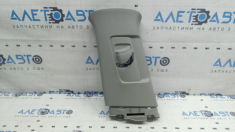 Left upper center pillar trim for Toyota Highlander 20-26, gray, dry cleanable, scratches