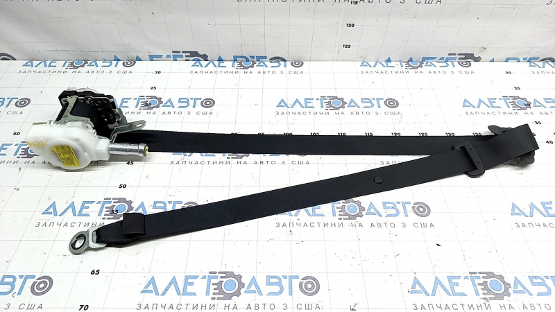 Passenger seat belt with squib for Toyota Highlander 20-26, black, blown