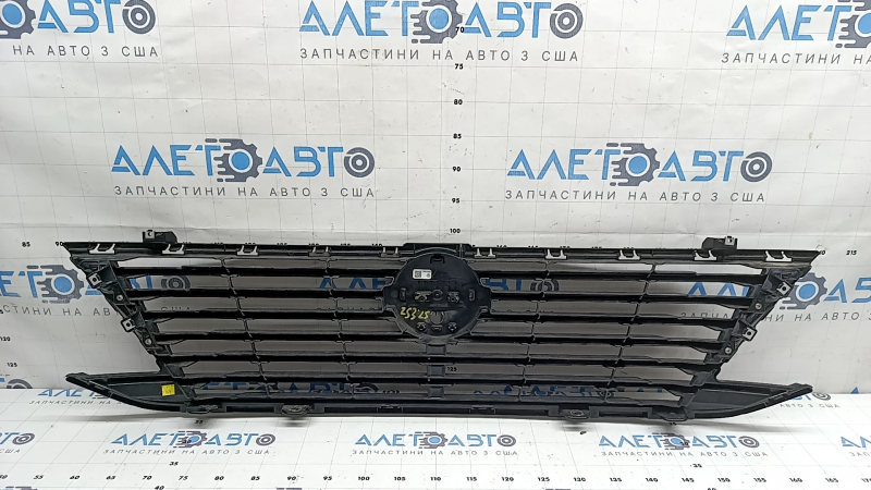 Radiator grille assembly Nissan Murano 25-26 Platinum, SL, with emblem under the camera, black gloss
