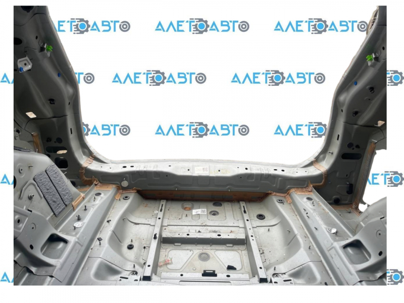 Rear panel Volvo XC60 18-26 2 parts, on the body, silver