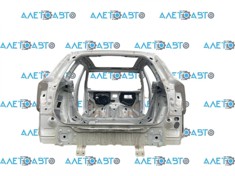 Rear panel Volvo XC60 18-26 2 parts, on the body, silver