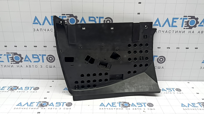 Mercedes C-class W205 16-18 passenger footwell front panel trim, black, scratches, broken mount