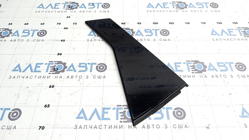 Rear left side door trim Nissan Murano 25-26, gloss black, broken fastener, glued on