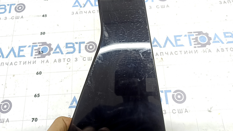 Rear left side door trim Nissan Murano 25-26, gloss black, broken fastener, glued on