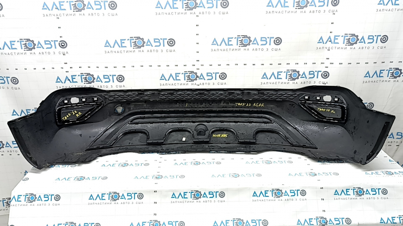Bare rear bumper, lower part, VW Taos 22-25, without parking sensors, structure, scratches
