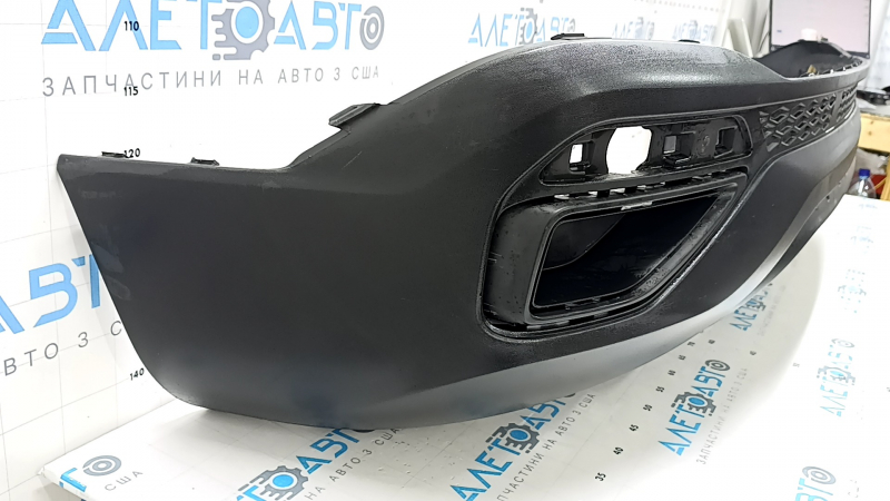Bare rear bumper, lower part, VW Taos 22-25, without parking sensors, structure, scratches