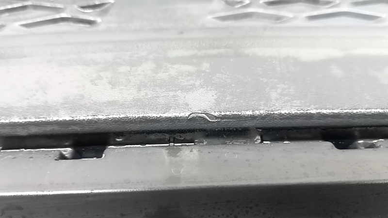 Bare rear bumper, lower part, VW Taos 22-25, without parking sensors, structure, scratches