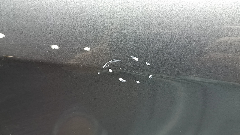 Complete rear left door Mercedes C-class W205 16-21 aluminum, graphite 992, keyless, scratches, nicks